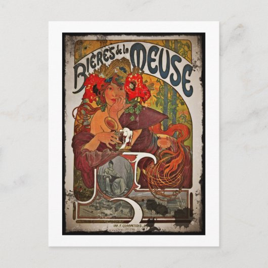 Bier van de Meuse Briefkaart (Voorkant)