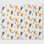 Bier van het vat cadeaupapier (Vlak)