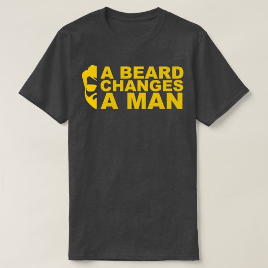 Bier verandert een man t-shirt (Design voorkant)
