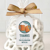 Bier Verjaardag Bedankt Cadeaulabel