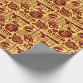 Bier verjaardagsfeestje cadeaupapier (Hoek)