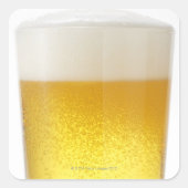 Bier Vierkante Sticker (Voorkant)