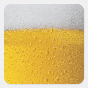Bier Vierkante Sticker