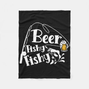 Bier Vis Vis Grappig Vissen Alcohol Liefhebber Cit Fleece Deken