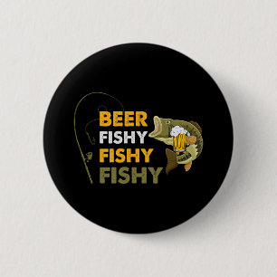 Bier Vis Vis Visser Retro Vin Ronde Button 5,7 Cm
