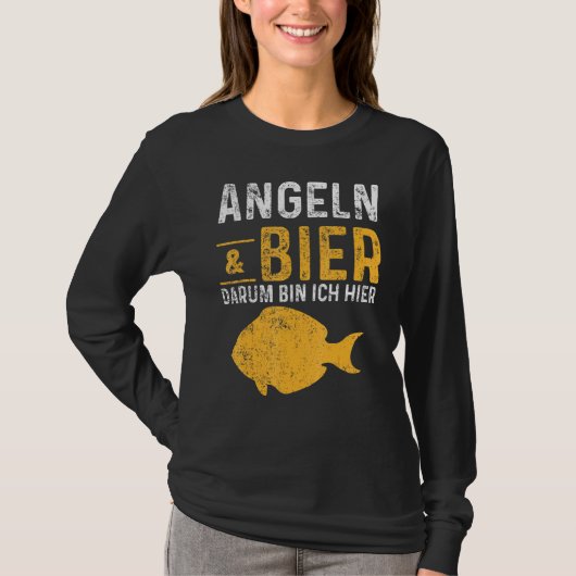 Bier Vissen vis Gevist T-shirt (Voorkant)