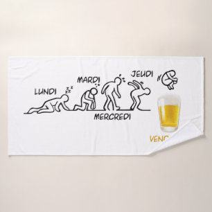 Bier-volutie Bad Handdoek