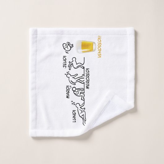 Bier-volutie Bad Handdoek (Wasdoekje)