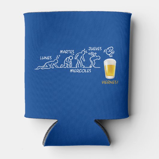 Bier-volutie Blikjeskoeler (Voorkant)