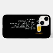 Bier-volutie Case-Mate iPhone Case (Achterkant (horizontaal))
