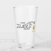 Bier-volutie Glas (Voorkant)