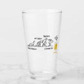 Bier-volutie Glas (Voorkant)