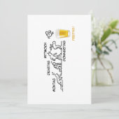 Bier-volutie Kaart (Staand voorkant)