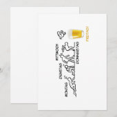 Bier-volutie Kaart (Voorkant / Achterkant)