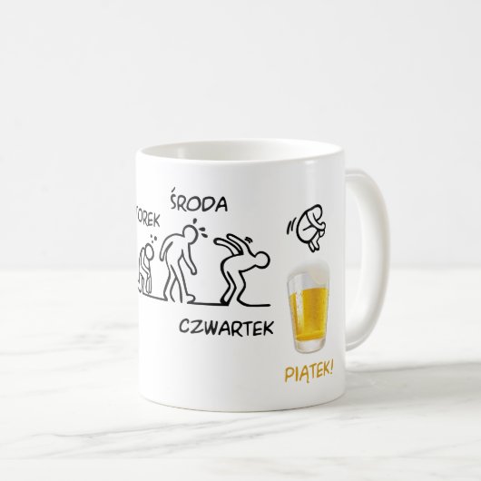 Bier-volutie Koffiemok (Voorkant rechts)