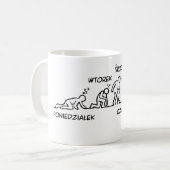 Bier-volutie Koffiemok (Voorkant links)