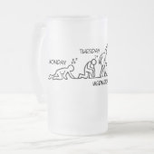 Bier-volutie Matglas Bierpul (Voorkant links)