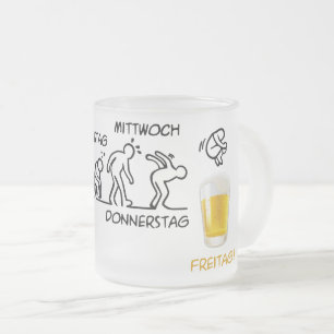 Bier-volutie Matglas Koffiemok