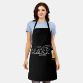 Bier-volutie Schort (Gedragen)