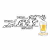 Bier-volutie Sticker (Voorkant)