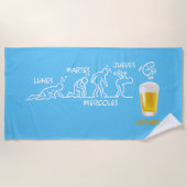 Bier-volutie Strandlaken (Voorkant)