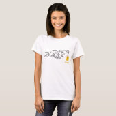 Bier-volutie T-shirt (Voorkant volledig)