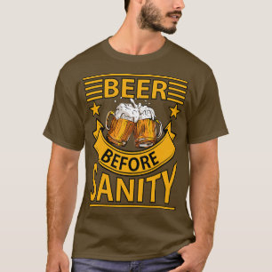 Bier voor geestelijke gezondheid t-shirt