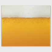 Bier voor hem Grappige vent Humor Cadeaupapier (Vlak)