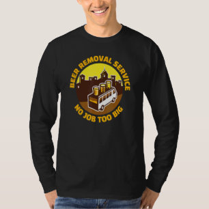 Bier voor het verwijderen van borden Drink Pub T-shirt