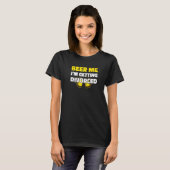 Bier voor mij, ik ga scheiden Scheidingsfeest Rela T-shirt (Voorkant volledig)