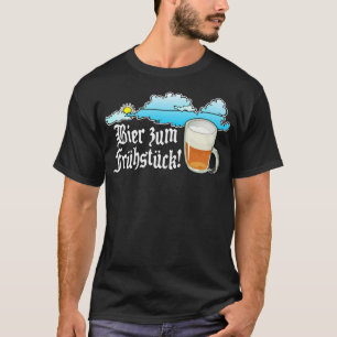 Bier voor ontbijt - Duits T-shirt