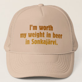 Bier Vrouw Khaki Hoed Trucker Pet