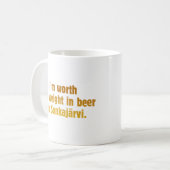 Bier Vrouw Mok (Voorkant links)