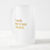 Bier Vrouw Vorst Glas Mok (Voorkant links)