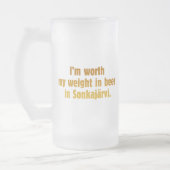 Bier Vrouw Vorst Glas Mok (Links)