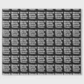 Bier = Water, mout, hop en gist. Cadeaupapier (Vlak)