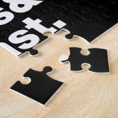 Bier = Water, mout, hop en gist. Legpuzzel (Zijkant)