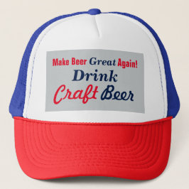 Bier weer geweldig maken - Grijs 2 Trucker Pet