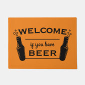 Bier Welkom Home Goud Deurmat (Voorkant)