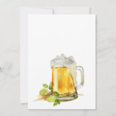 Bier Willow Groenery Gouden Geometrische Koppels B Kaart (Achterkant)