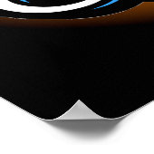 BIER - Wit op Bruin Poster (Hoek)