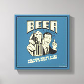 Bier: Witte Jongens helpen dansen sinds Canvas Afdruk (Voorkant)