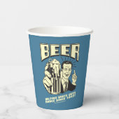 Bier: Witte Jongens helpen dansen sinds Papieren Bekers (Achterkant)