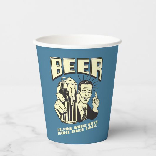 Bier: Witte Jongens helpen dansen sinds Papieren Bekers (Voorkant)