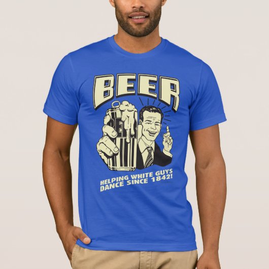 Bier: Witte Jongens helpen dansen sinds T-shirt (Voorkant)