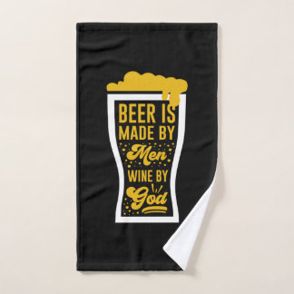 Bier Wordt Door Mannen Gemaakt Handdoek