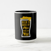 Bier wordt gemaakt door Mannen Mok (Midden)
