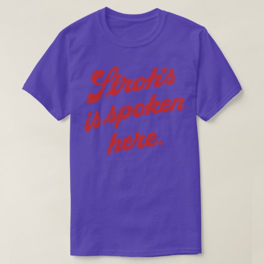 Bier wordt gesproken Retro Defunct Breweriana T-shirt (Design voorkant)