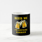 Bier Wordt Getrouwd Grappige Bruidegom Bachelorfee Koffiemok (Center)