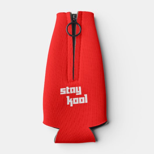 Bier zal het oplossen - fles koeler (Achterkant)